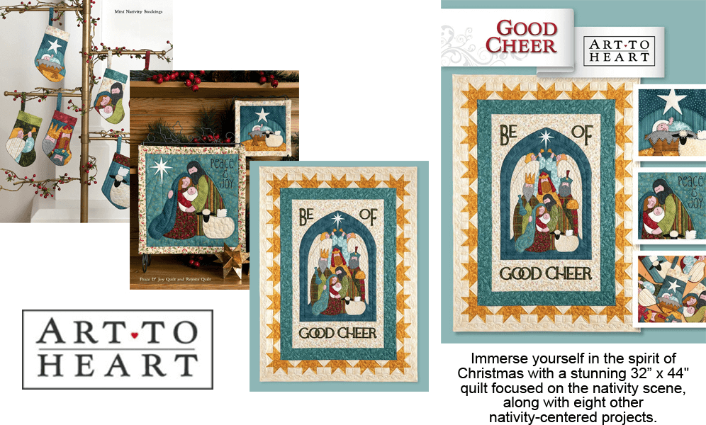 NEW! Star of Wonder, Star of Light Fabric Collection by Nancy Halvorsen at ShopNZP.com Nancy Zieman Productions