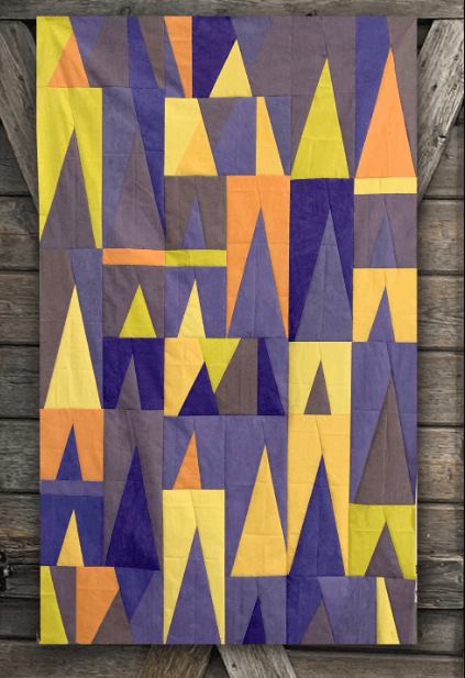 Cherrywood Hand Dyed Fabric Kits: Nodak Winter Quilt