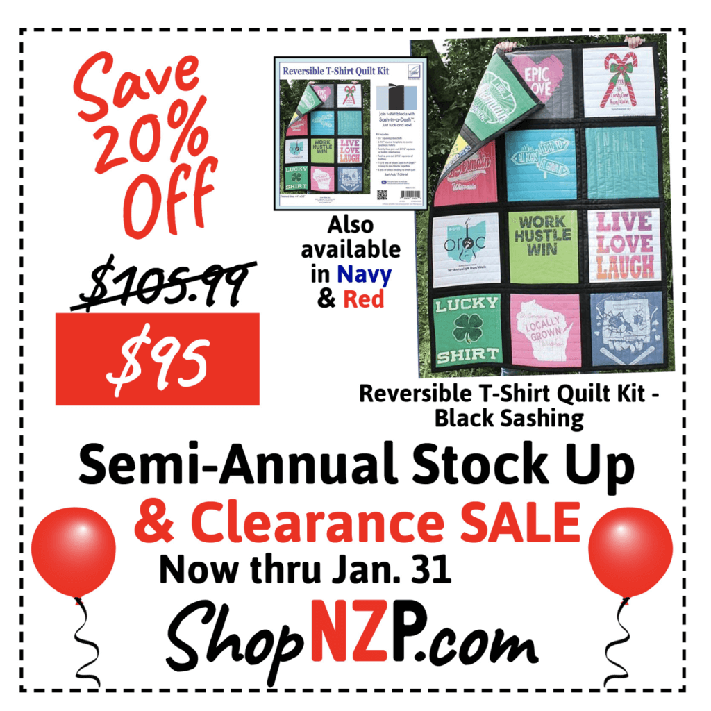 Semi-Annual Clearance and Stock Up Sale January 2025 at Nancy Zieman Productions at ShopNZP.com Semi-Annual Clearance and Stock Up Sale January 2025 at Nancy Zieman Productions at ShopNZP.com