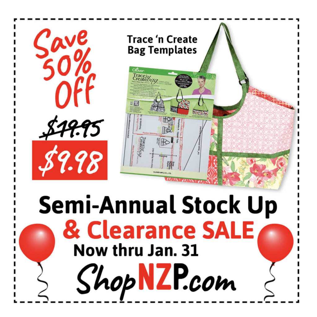 Semi-Annual Clearance and Stock Up Sale January 2025 at Nancy Zieman Productions at ShopNZP.com Semi-Annual Clearance and Stock Up Sale January 2025 at Nancy Zieman Productions at ShopNZP.com