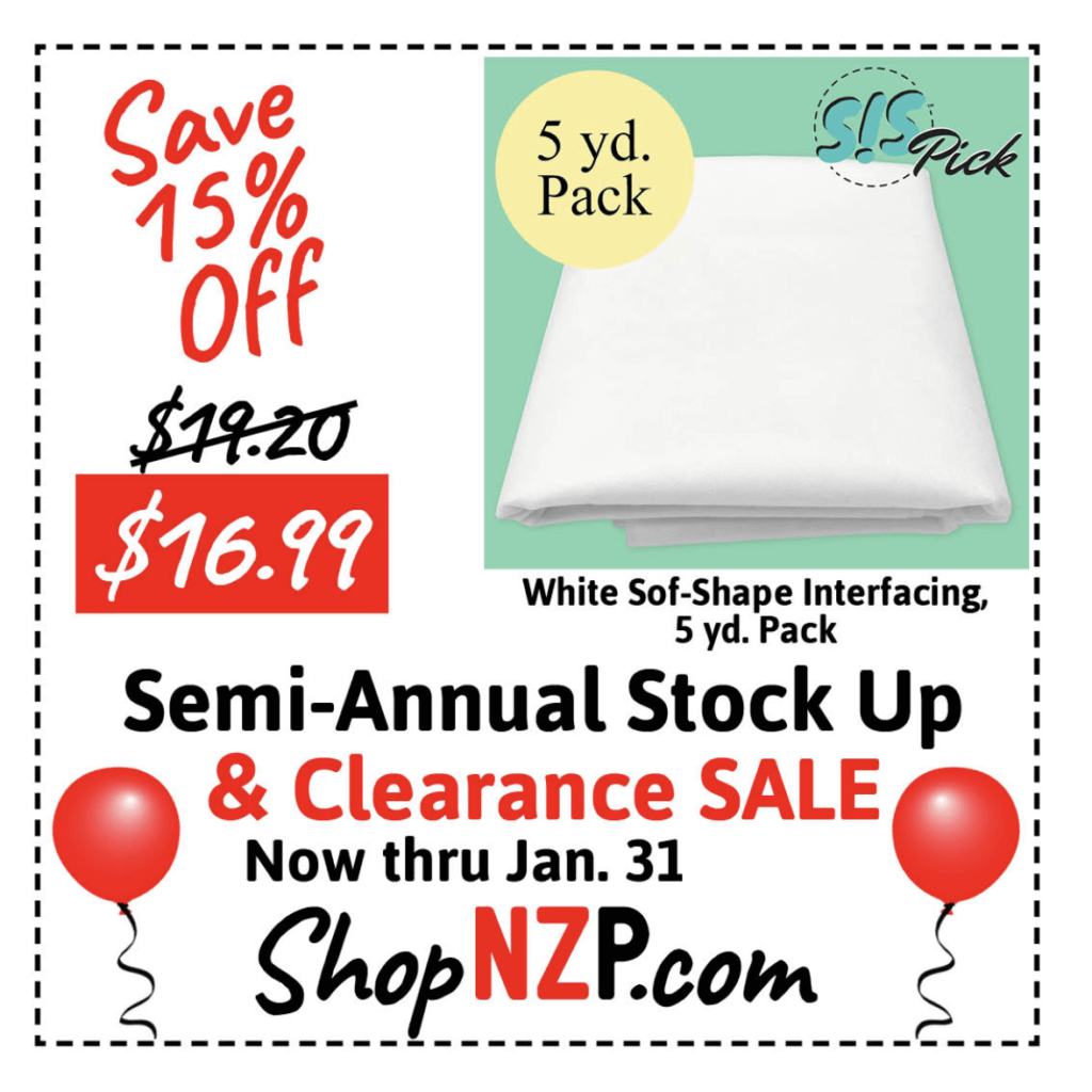 Semi-Annual Clearance and Stock Up Sale January 2025 at Nancy Zieman Productions at ShopNZP.com Semi-Annual Clearance and Stock Up Sale January 2025 at Nancy Zieman Productions at ShopNZP.com