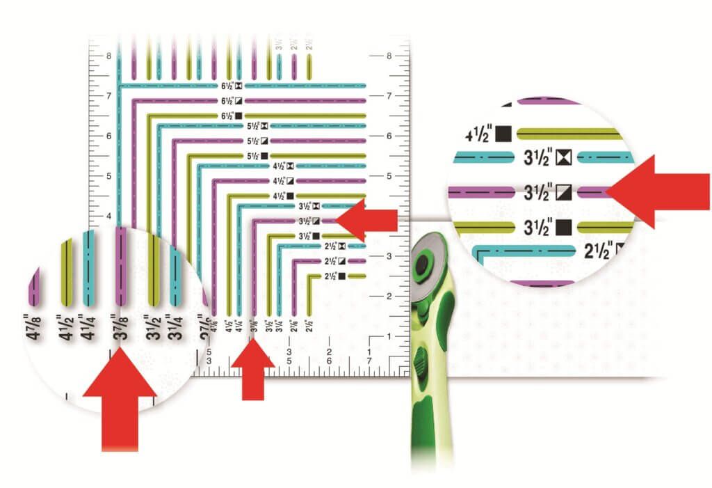 Find all the Supplies for NEW! 2025 Block of the Month Mystery Quilt Series, including the No-Hassle Triangles Ruler, from Nancy Zieman Productions at ShopNZP.com