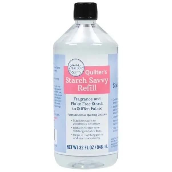 NEW! June Tailor Quilters Starch Savvy Refill available at ShopNZP.com from Nancy Zieman Productions