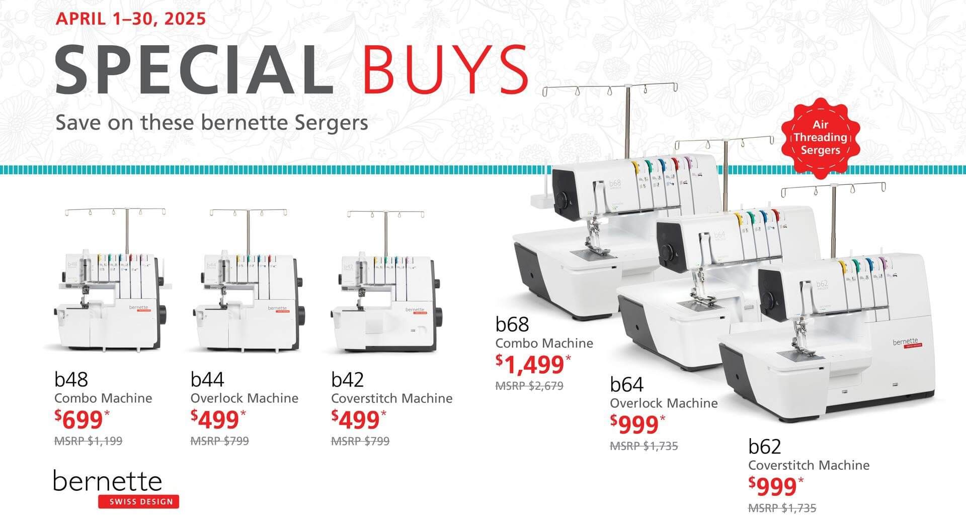Bernette Serger Sale At ShopNZP.com