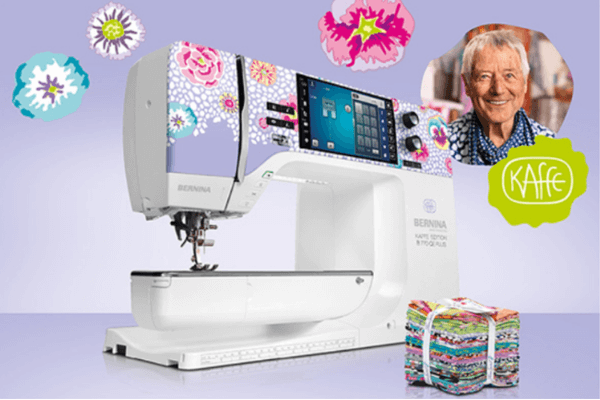 Bernina Kaffe Fassett Special Edition BERNINA Sewing Machine available at The Nancy Zieman Sewing Studio and Quilt Shop in Downtown Beaver Dam