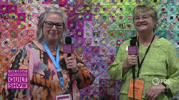 Deanna Springer and Allison Rainboth at The Great Wisconsin Quilt Show 2024