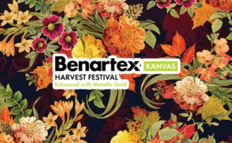 Harvest Festival Black Fabric banner scaled