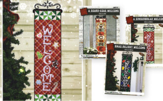 A Door Ables Mystery Door Banners Patterns available at ShopNZP.com from Nancy Zieman Productions