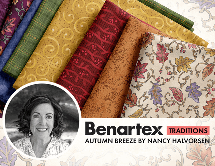 NEW! Autumn Breeze Fabric Collection by Nancy Halvorsen from Nancy Zieman Productions at ShopNZP.com