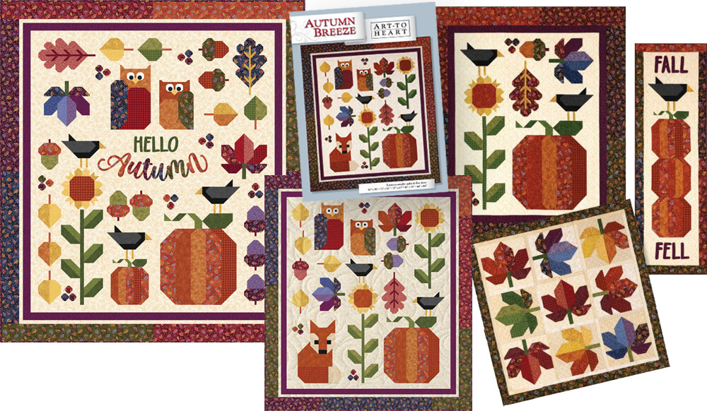 Autumn Breeze Book by Nancy Halvorsen for by Art to Heart. available at ShopNZP.com from Nancy Zieman Productions