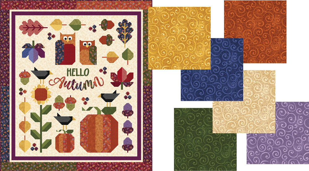 Autumn Breeze book by Nancy Halvorsen for Art to Heart available at Nancy Zieman Productions at ShopNZP.com