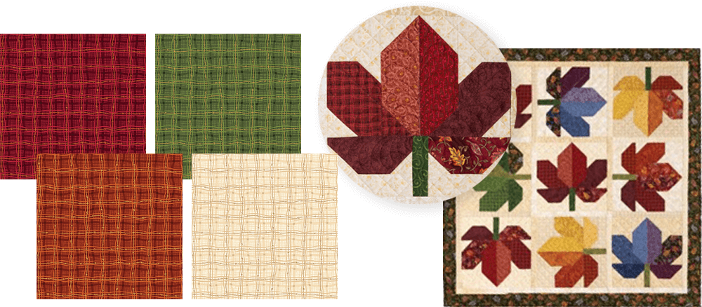 Autumn Breeze Fabric Collection by Nancy Halvorsen available from Nancy Zieman Productions at ShopNPZ.com 