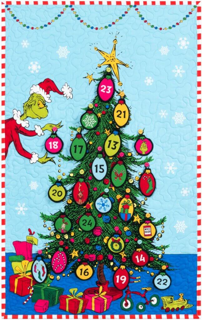 Grinchmas Tree Countdown Wall Hanging Kit at ShopNZP.com from Nancy Zieman Productions 