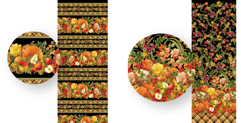 Harvest Festival Fabric Collection available at ShopNZP.com from Nancy Zieman Productions