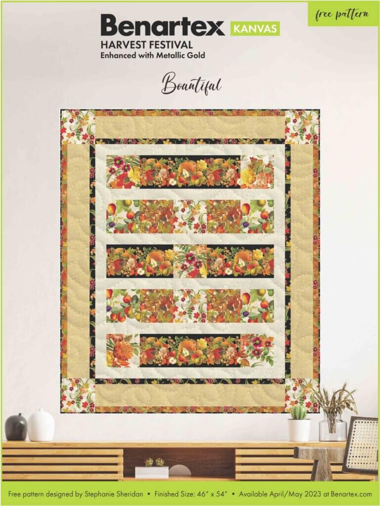 Harvest Festival Fabric Collection available at ShopNZP.com from Nancy Zieman Productions