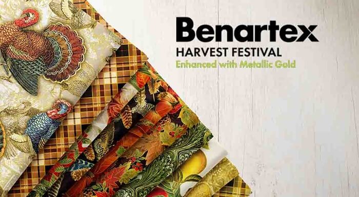 Harvest Festival Fabric Collection available at ShopNZP.com from Nancy Zieman Productions