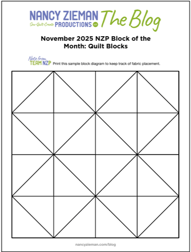 November Fabric Planner 2025 BOM