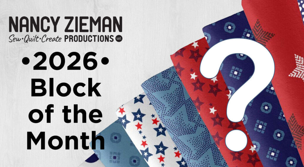 2026 BoM Block of the Month Documentaries Patriotic Fat Quarter Fabric Pack by Kanvas Studio for Benartex Designer Fabrics at The Nancy Zieman Productions Blog