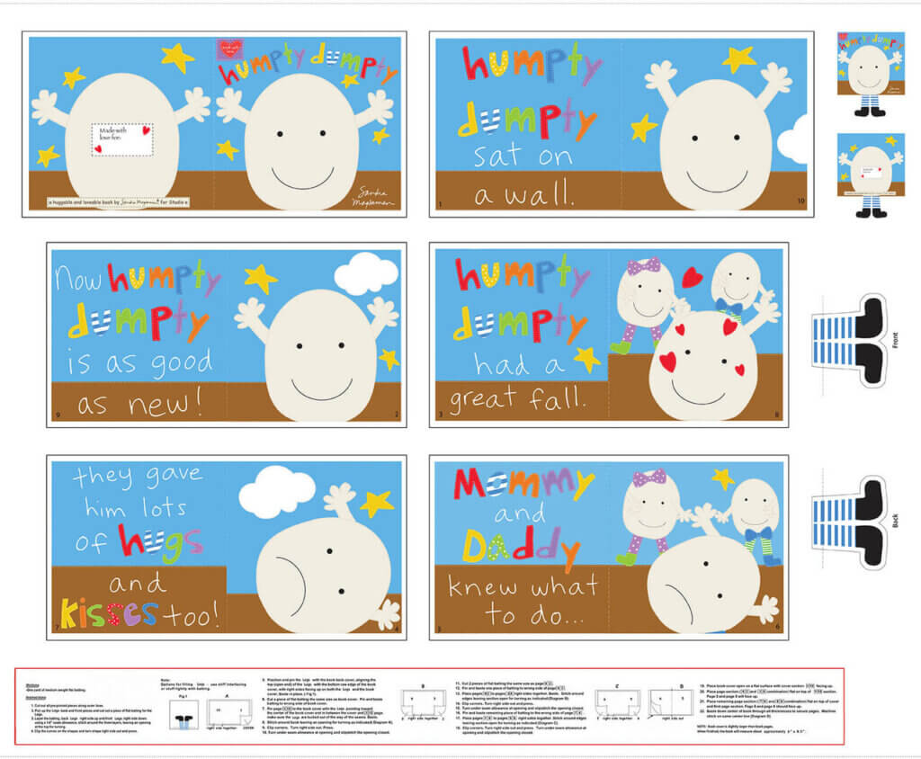 Fabric Book Panels Available at Nancy Zieman Productions at ShopNZP.com