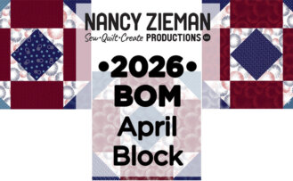 41 April 2026 NZP Block of the Month Modified Album Quilt Block