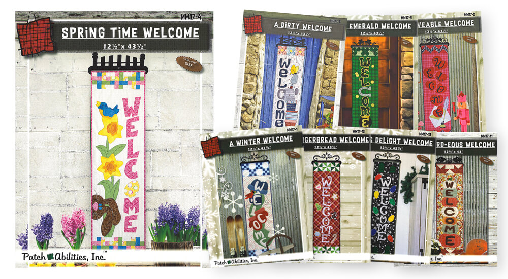 A Door Ables Mystery Door Banners Patterns available at ShopNZP.com from Nancy Zieman Productions 10