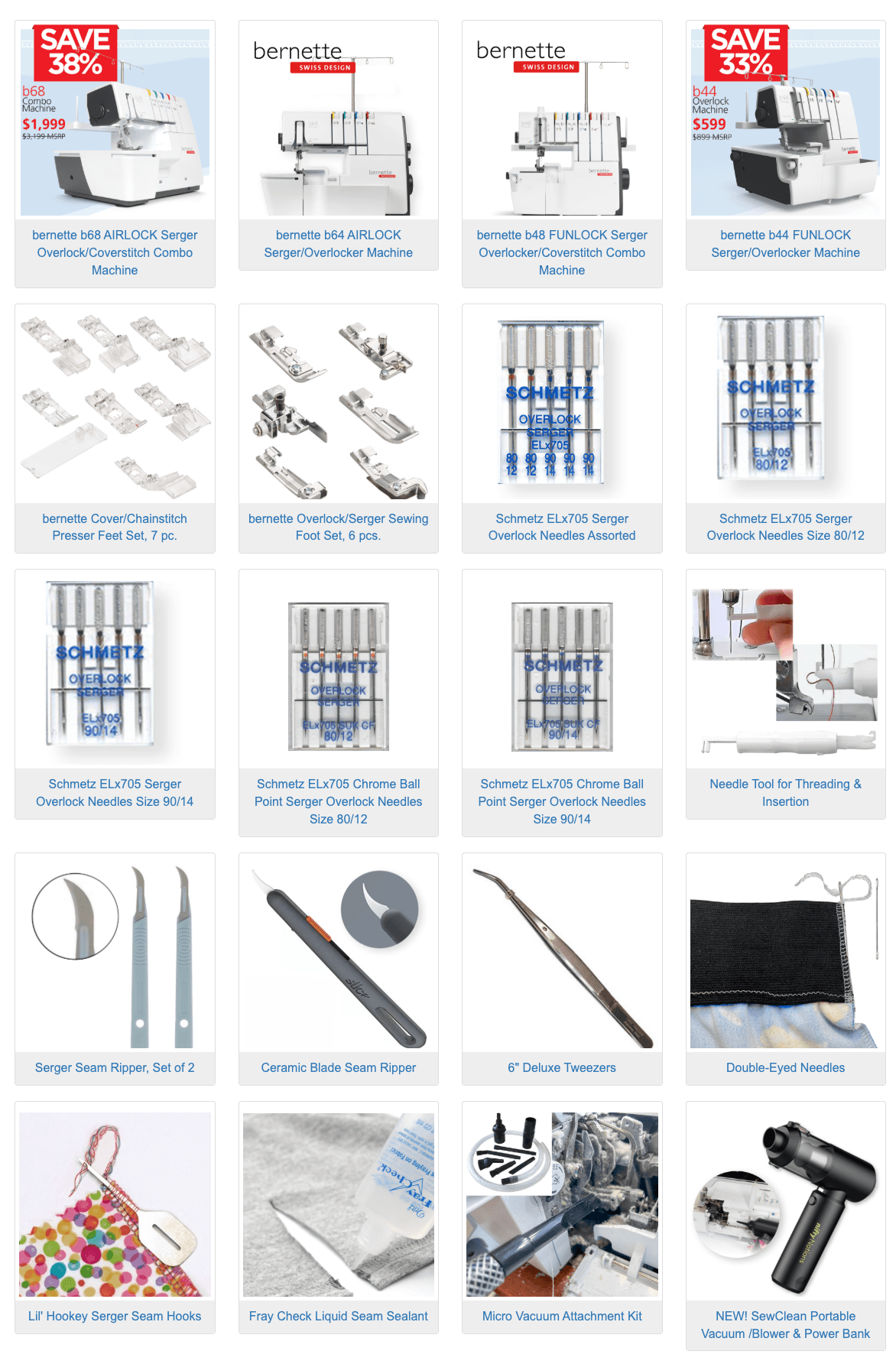 National Serger Month Sale at Nancy Zieman Productions at ShopNZP.com