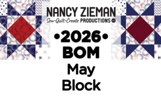 49 May 2026 NZP Block of the Month Sawtooth Star Quilt Block