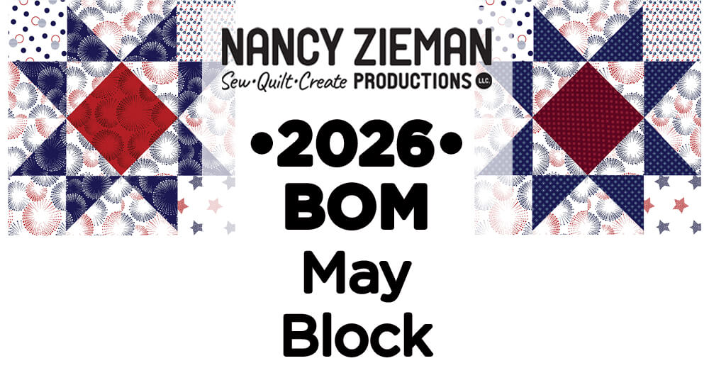 May 2026 NZP Block of the Month Sawtooth Star Quilt Block at The Nancy Zieman Productions Blog