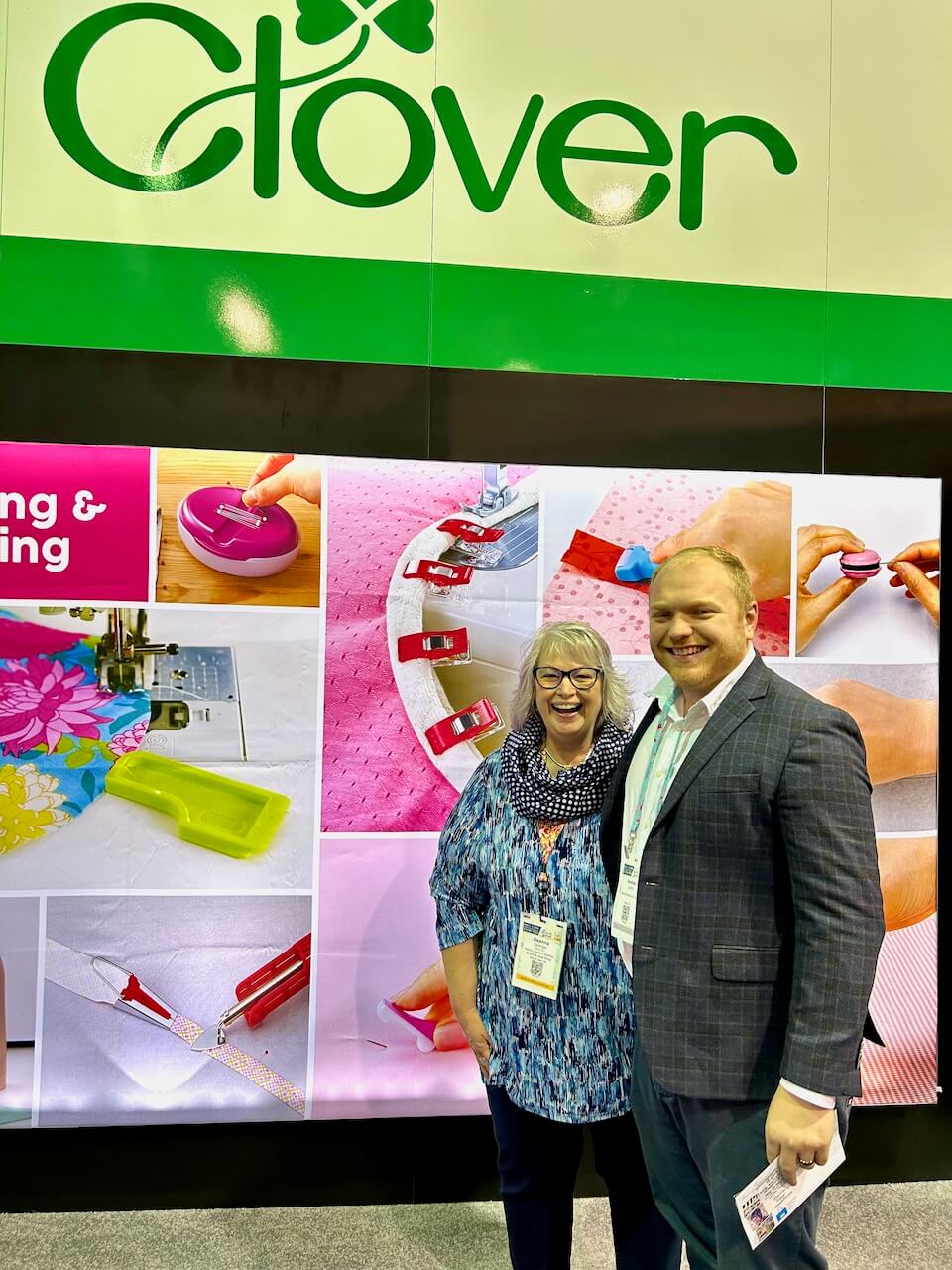 Meet Andrew Larson from Clover at our SEW•QUILT•CREATE Weekend Event