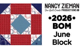 31 June 2026 NZP Block of the Month Modified Album Quilt Block