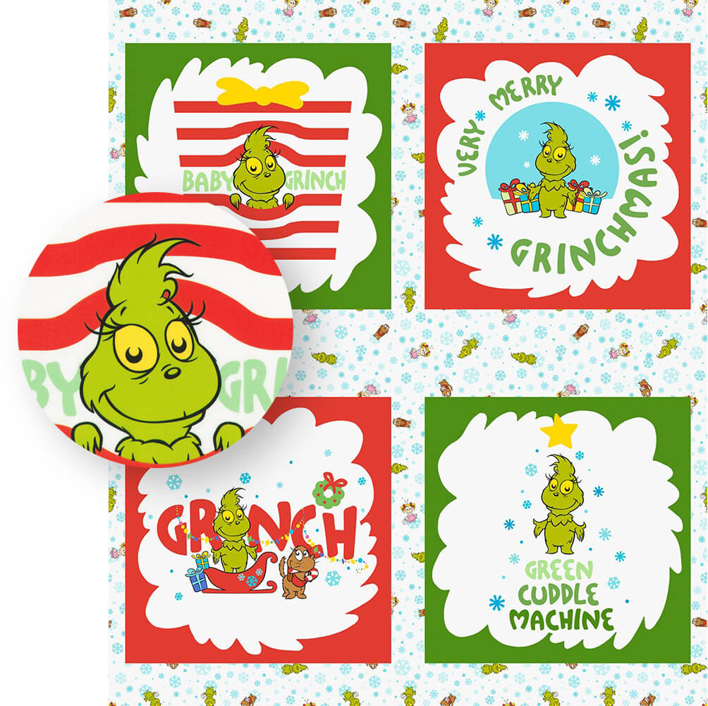 Dr. Seuss Babies Little Grinch Fabrics available at ShopNZP.com Nancy Zieman Productions Dr. Seuss Babies Little Grinch Fabrics available at ShopNZP.com Nancy Zieman Productions
