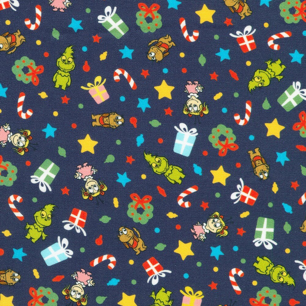 Dr. Seuss Babies Little Grinch Fabrics available at ShopNZP.com Nancy Zieman Productions Dr. Seuss Babies Little Grinch Fabrics available at ShopNZP.com Nancy Zieman Productions