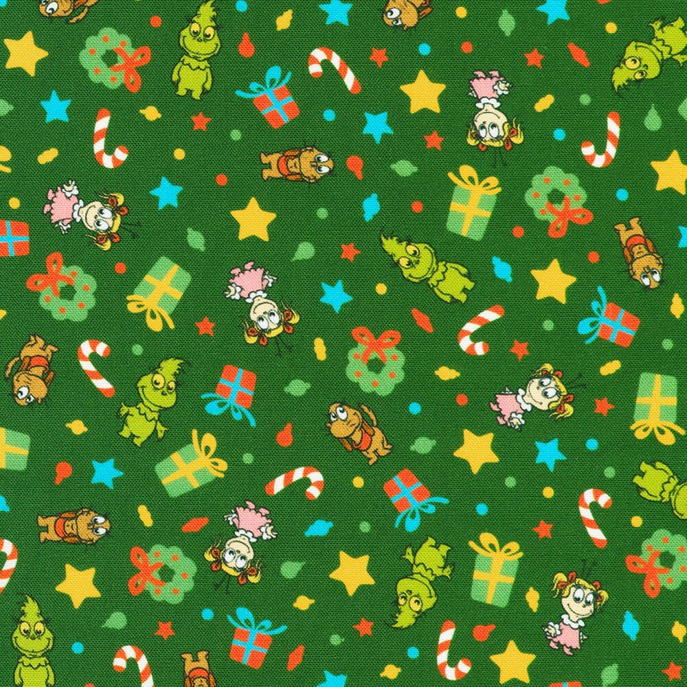 Dr. Seuss Babies Little Grinch Fabrics available at ShopNZP.com Nancy Zieman Productions Dr. Seuss Babies Little Grinch Fabrics available at ShopNZP.com Nancy Zieman Productions
