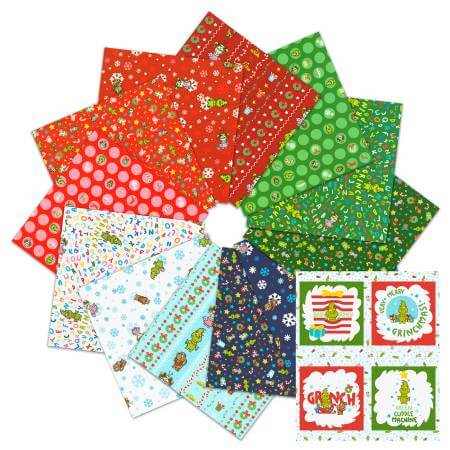 Dr. Seuss Babies Little Grinch Fabrics available at ShopNZP.com Nancy Zieman Productions Dr. Seuss Babies Little Grinch Fabrics available at ShopNZP.com Nancy Zieman Productions