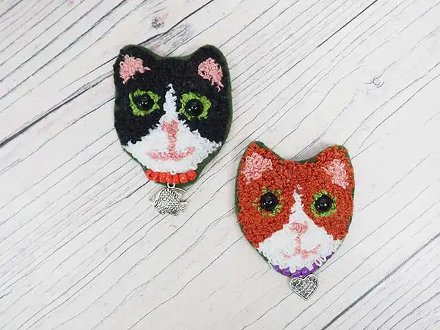 FREE! Downloadable Embroidery Stitching Tool Kitty Cat Embroidery Brooches! Stitching Tools available at ShopNZP.com Nancy Zieman Productions FREE! Downloadable Embroidery Stitching Tool Kitty Cat Embroidery Brooches! Stitching Tools available at ShopNZP.com Nancy Zieman Productions
