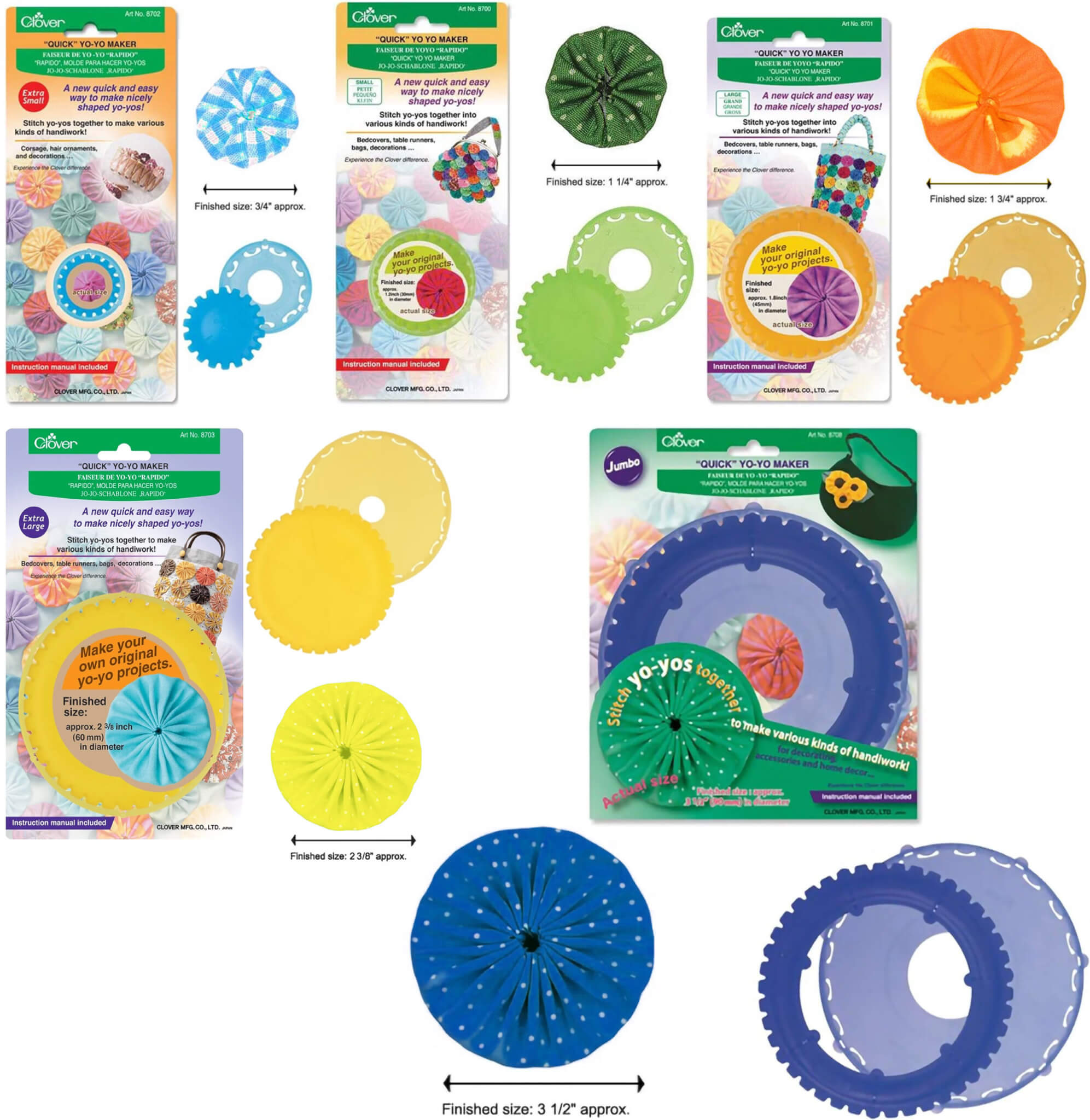 Our favorite Clover Fiber Arts Tools and what you'll need to get started on your next travel-friendly project available at ShopNZP.com Nancy Zieman Productions. Quick Yo-Yo Makers by Clover available at ShopNZP.com Nancy Zieman Productions. Our favorite Clover Fiber Arts Tools and what you'll need to get started on your next travel-friendly project available at ShopNZP.com Nancy Zieman Productions. Quick Yo-Yo Makers by Clover available at ShopNZP.com Nancy Zieman Productions.