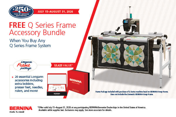 bernina july august email longarm frame