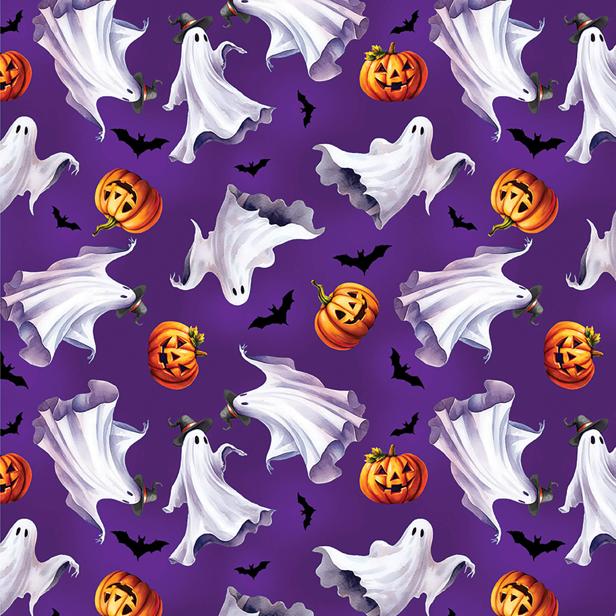 Halloween Ghostly Soiree Fabric by Nichole DeCamp for Kansas Studios and Benartex Designer Fabrics available at ShopNZP.com Nancy Zieman Productions