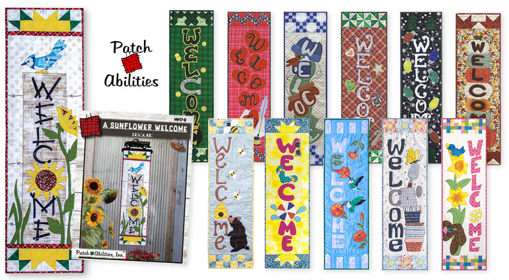 A Door Ables Mystery Door Banners Patterns available at ShopNZP.com from Nancy Zieman Productions 20