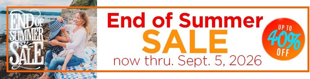 End of Summer Sale Aug. 18 Sept. 5 2026 at ShopNZP.com Nancy Zieman Productions banner
