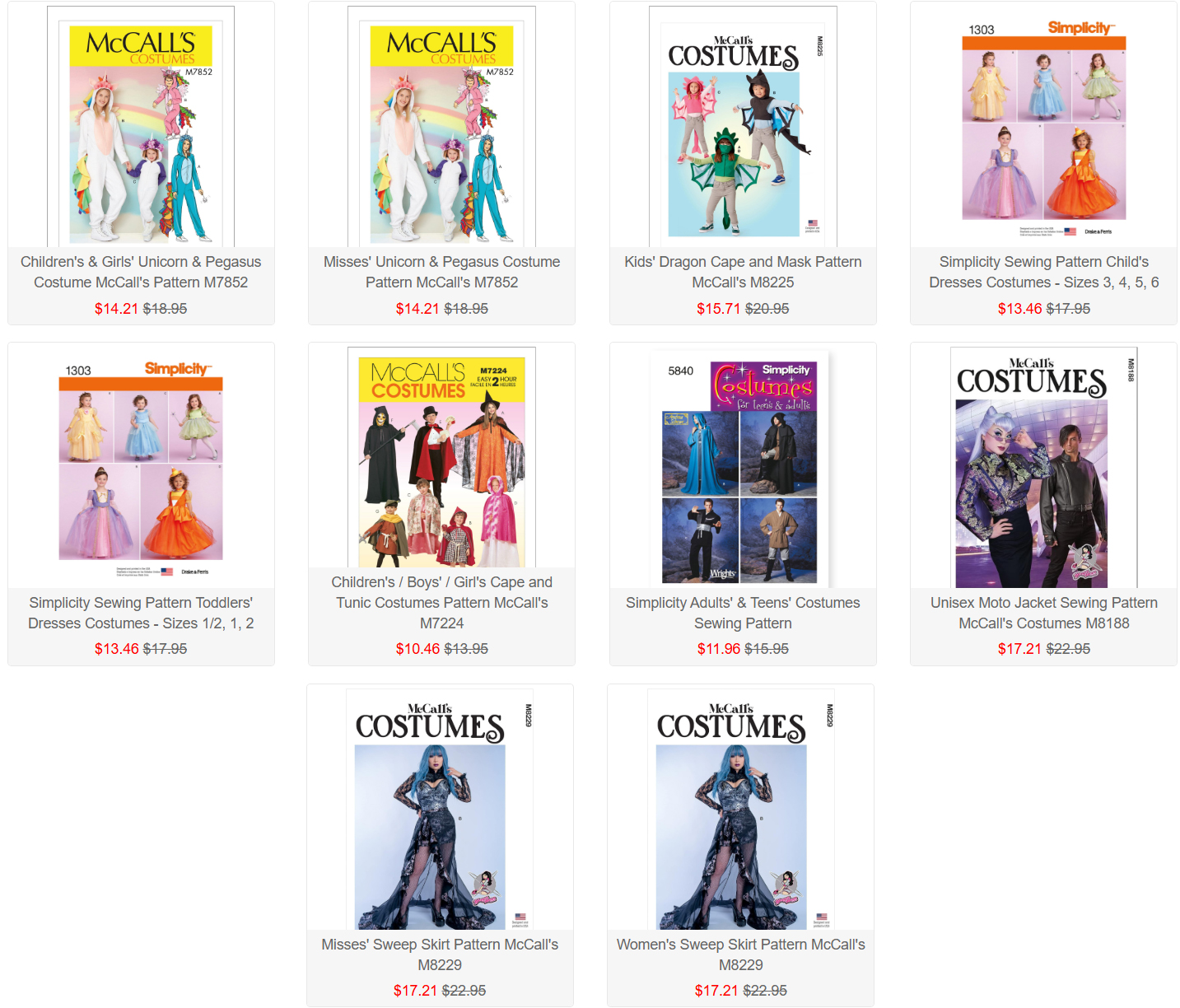 Halloween Costumes available at ShopNZP.com Nancy Zieman Productions