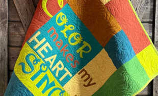 Cherrywood Fabrics Color Song Wall Hanging Quilt 1