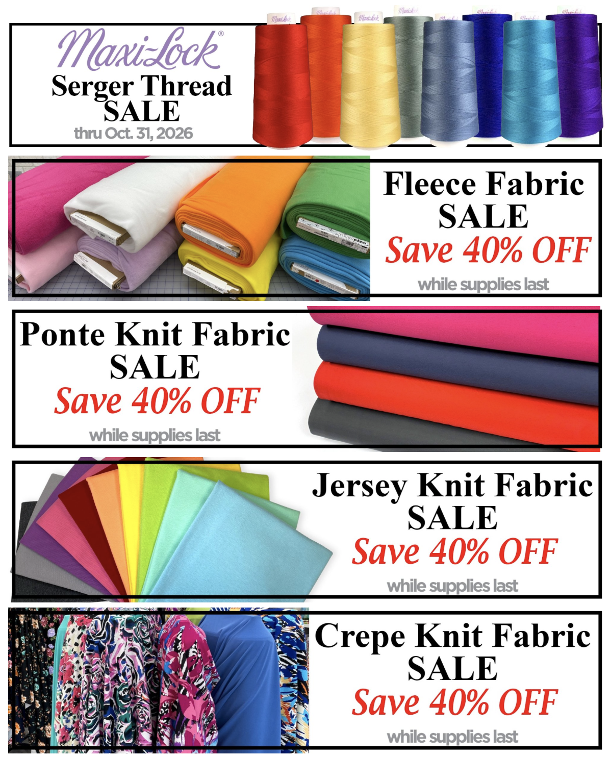 Knit Fabrics Sale at Nancy Zieman Productions at ShopNZP.com Knit Fabrics Sale at Nancy Zieman Productions at ShopNZP.com